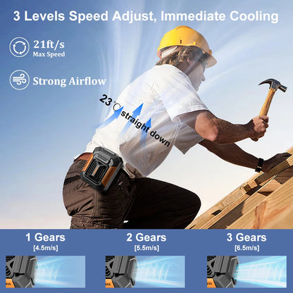 Waist Clip Portable Fan
