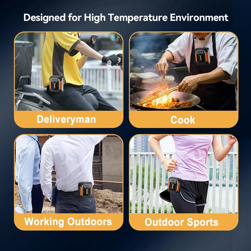 Waist Clip Portable Fan
